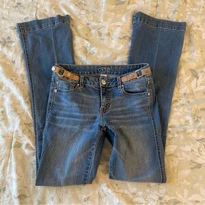 Caché Bling Boot Cut Jeans Size 0